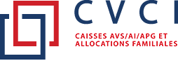Logo Caisses AVS  AI APG AF -  Allocations familiales de la CVCI